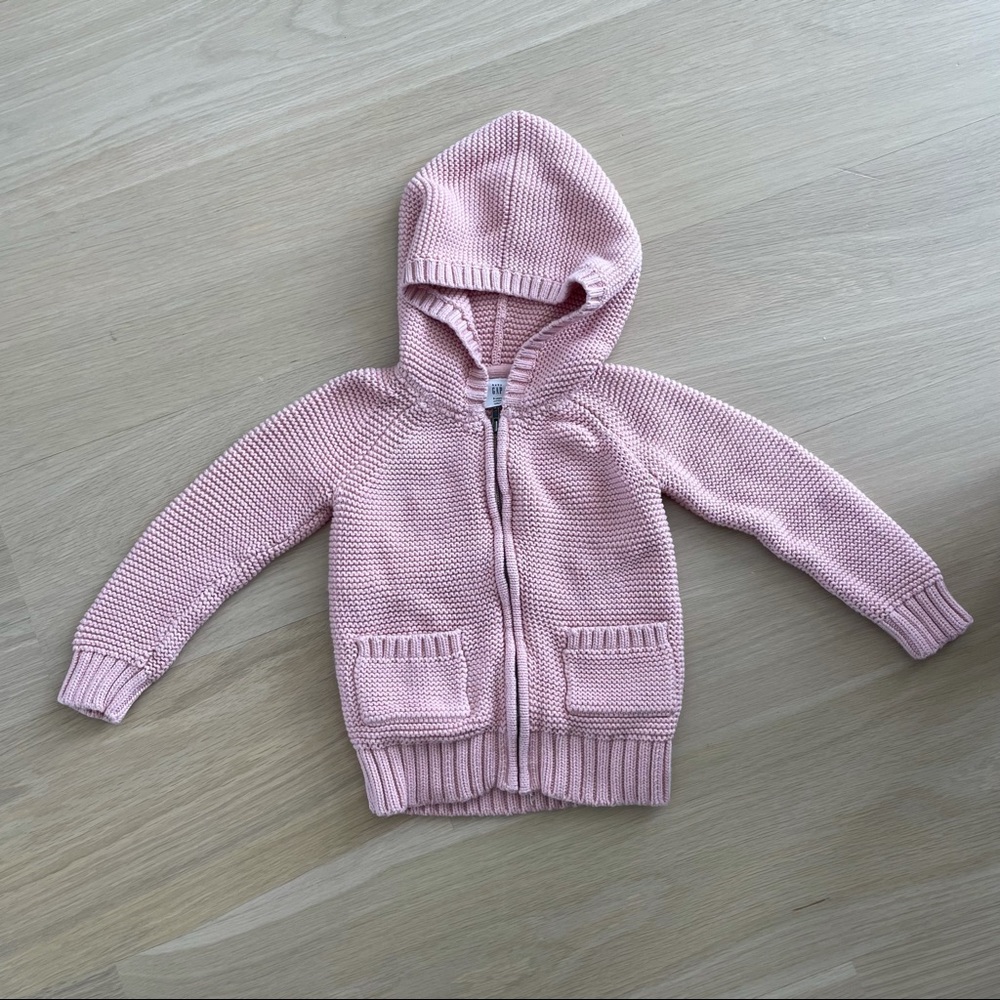 Baby Gap Pink Hooded Sweater 5T